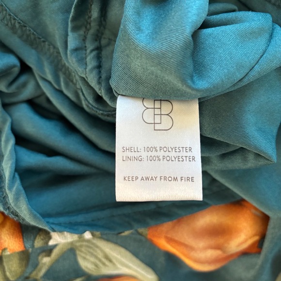 Baltic Born Teal Floral Maxi Dress Plus Size XXL Boho Wedding Guest Cottagecore - Picture 8 of 8